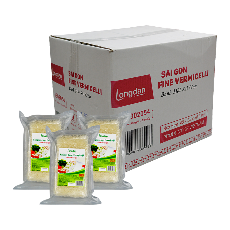 Longdan Saigon Fine Vermicelli 400g (Case 30) - Longdan Official