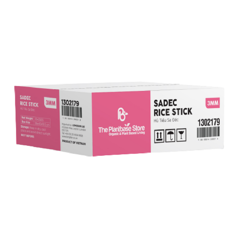 The Plantbase Store Sadec Rice Stick 3mm 350g (Case 25) - Longdan Official