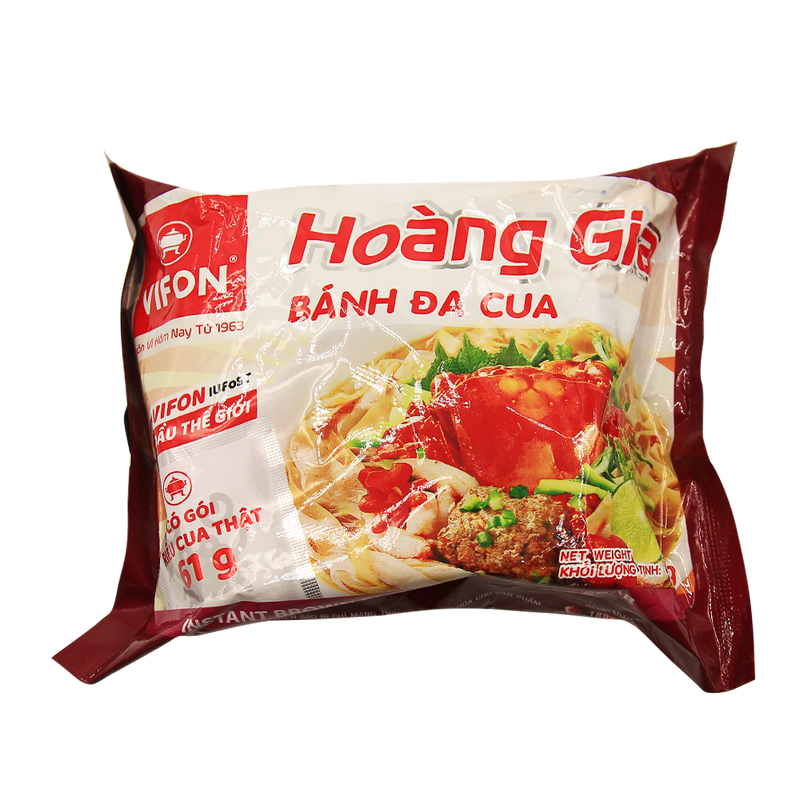 VIFON INSTANT BROWN RICE NOODLES WITH CRAB 120g - Longdan Official Online Store