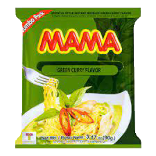 MAMA Noodle Green Curry 90G - Longdan Official