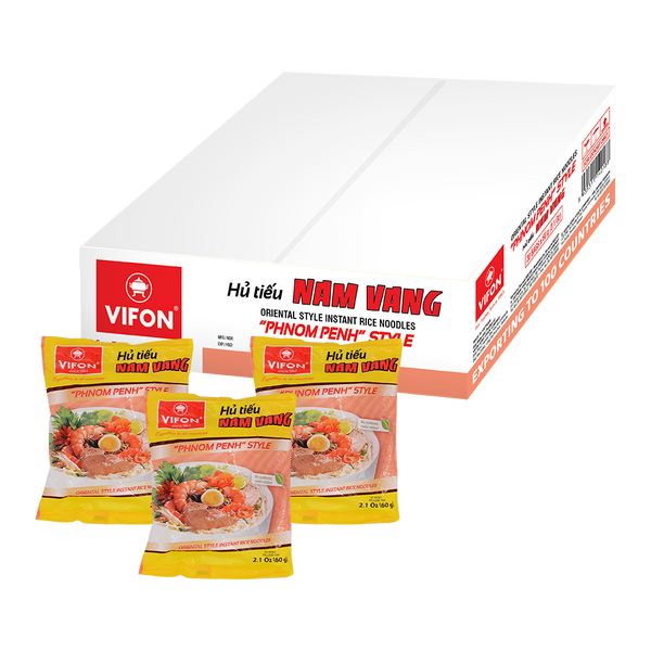 VIFON Oriental Style Instant Rice Noodle Phnom Penh Style Bag 60g (Case 30) - Longdan Official