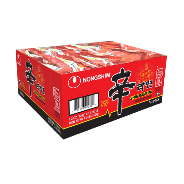 NONGSHIM Shin Hot spicy Ramyun 120g (Case 40) - Longdan Official