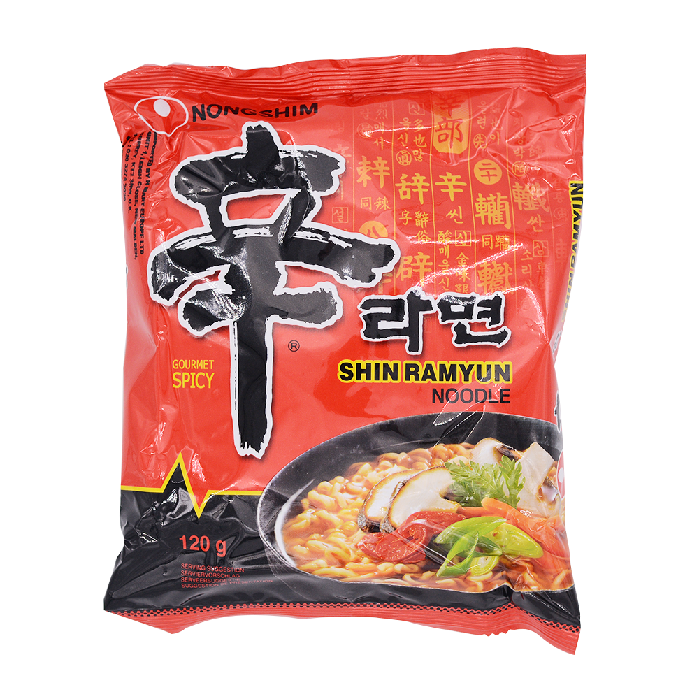 Nongshim Shin Hot spicy Ramyun 120g - Longdan Online Supermarket