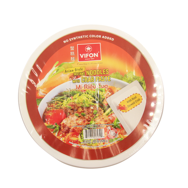 Vifon Asian Style Instant Noodles with Crab Paste 120g - Longdan Official Online Store