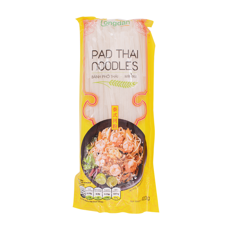 Longdan Pad Thai Noodles 4mm 400g - Longdan Online Supermarket