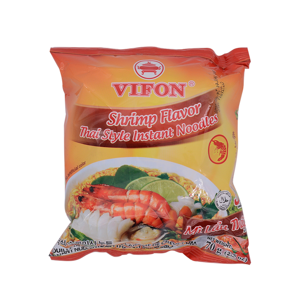 Vifon Instant Noodle Shrimp Mi Lau Thai 70g - Longdan Online Supermarket