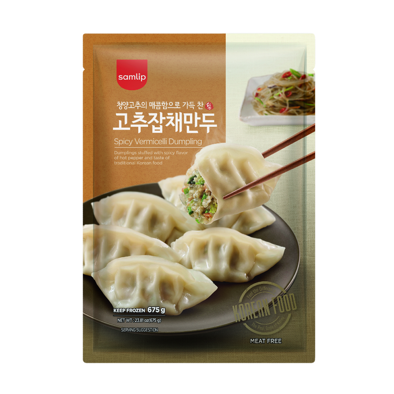 Samlip Spicy Vermicelli Dumpling 675g (Frozen) - Longdan Online Supermarket