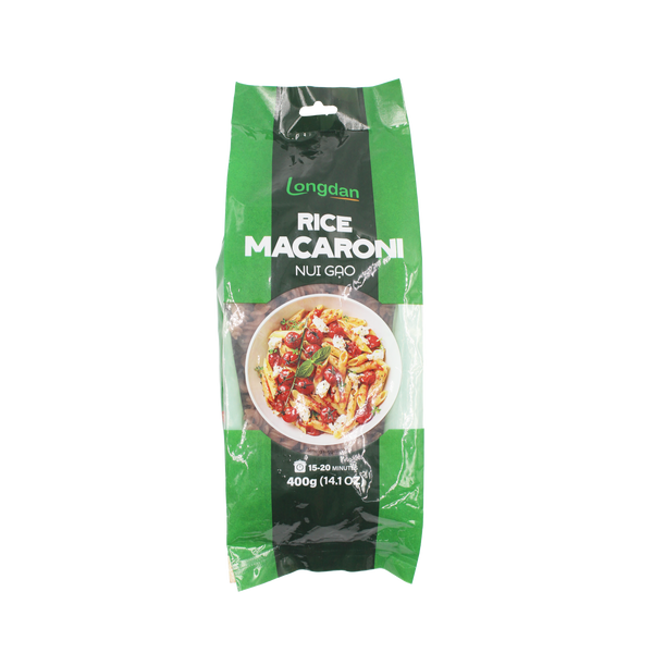 Longdan Rice Macaroni Brown Rice 400g - Longdan Official Online Store