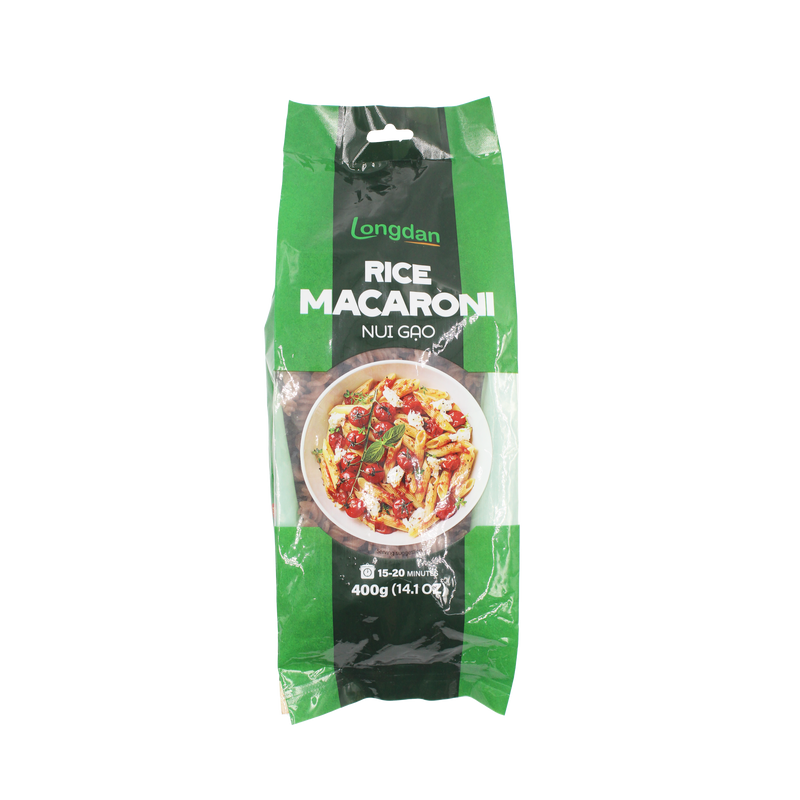 Longdan Rice Macaroni Brown Rice 400g - Longdan Official Online Store