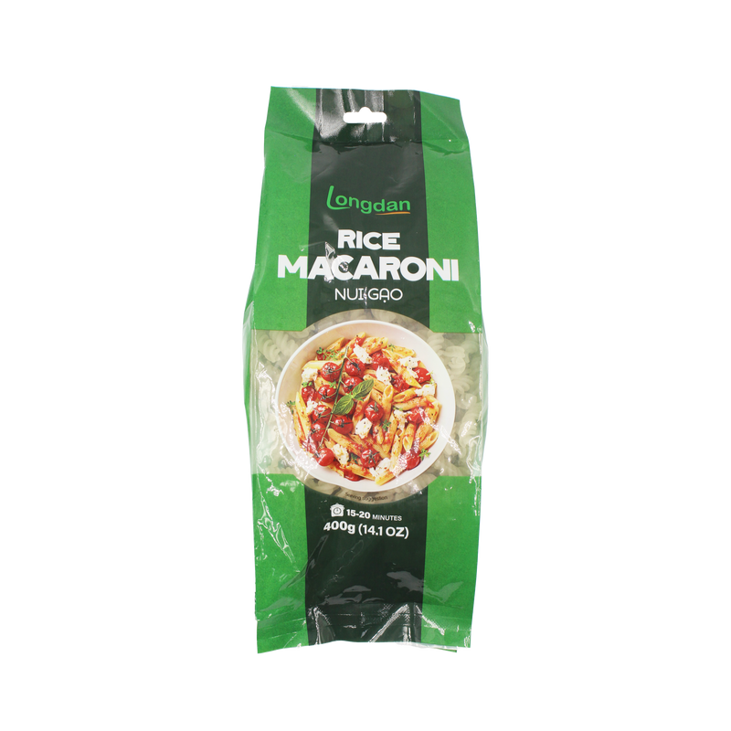 Longdan Rice Macaroni Spiral 400g (Case 25) - Longdan Official