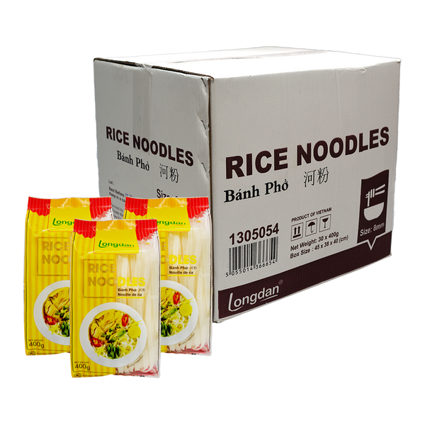 Longdan Rice Noodle 8mm 400g (Case 30) - Longdan Official
