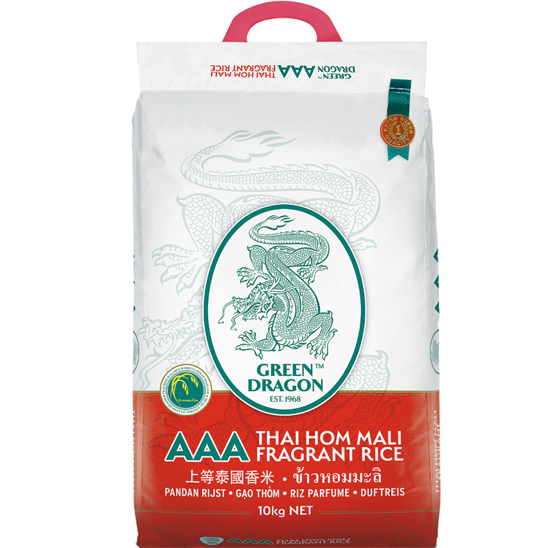 GREEN DRAGON Thai Fragrant Rice 10kg - Longdan Official