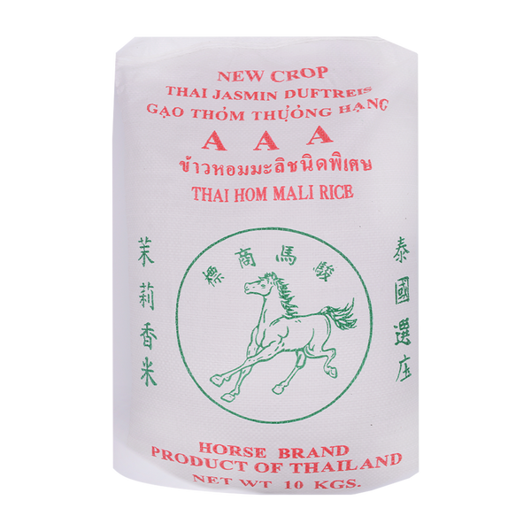 Horse Brand Thai Jasmine Rice 10kg - Longdan Online Supermarket