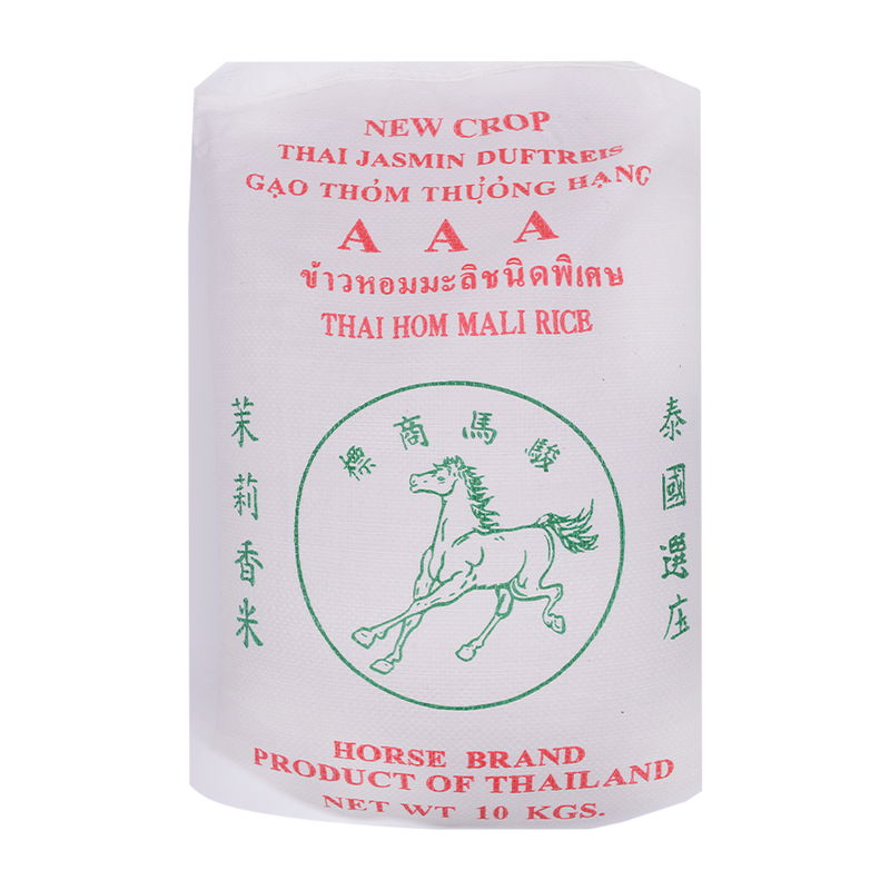 Horse Brand Thai Jasmine Rice 10kg - Longdan Online Supermarket