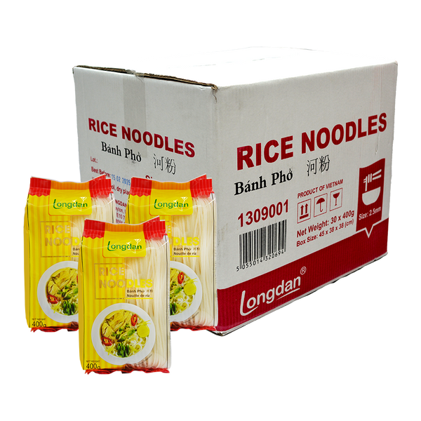 Longdan Rice Noodles 2.5mm 400g (Case 30)