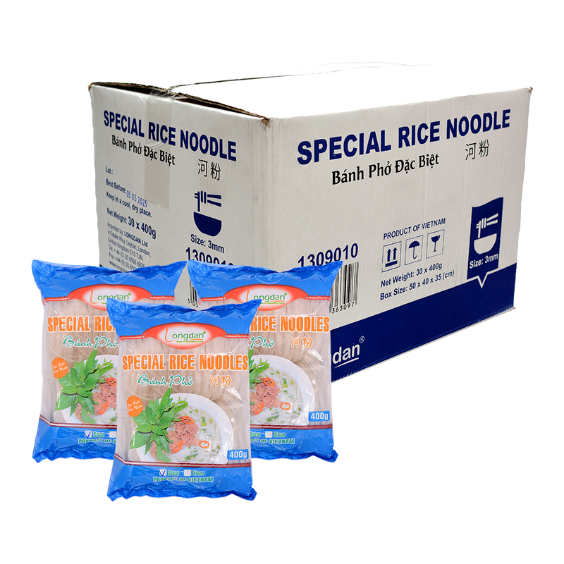 Longdan Special Rice Noodles 3mm 400g (Case 30) - Longdan Official
