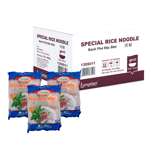 Longdan Special Rice Noodle 5mm 400g (Case 30) - Longdan Official