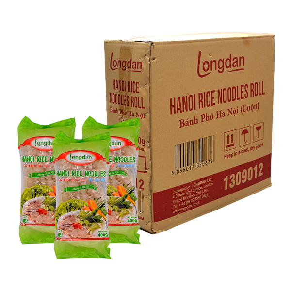 Longdan Hanoi Rice Noodles Roll 400g (Case 30) - Longdan Official