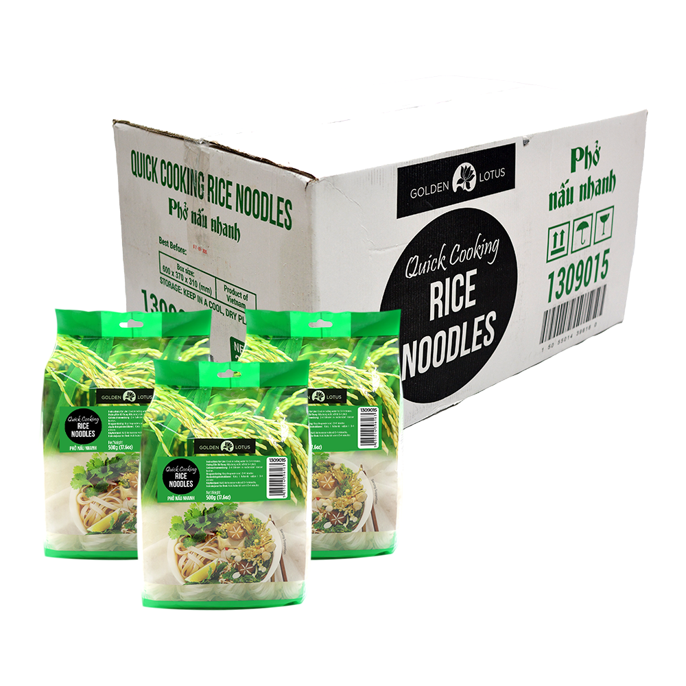 Golden Lotus Quick Cooking Rice Noodles 500gr (Case 20)
