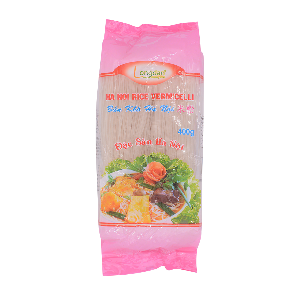 Longdan Hanoi Rice Vermicelli 0.8mm 400g - Longdan Online Supermarket