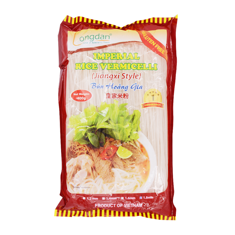 Pasta Rice Verm Longdan Imperial Rice Verm 1.8mm 400g
