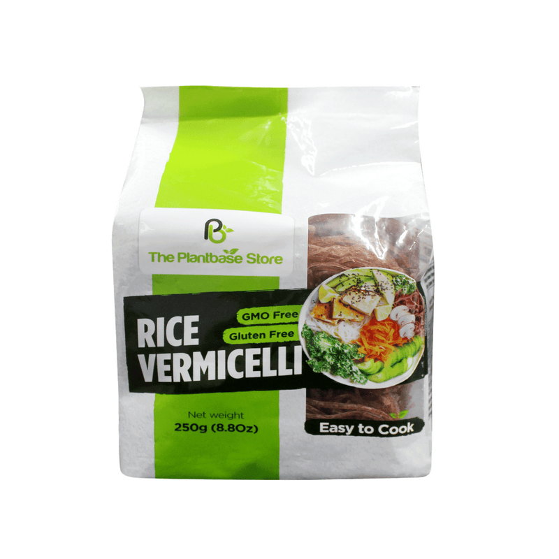 The Plantbase Store Brown rice vermicelli 1mm 250g (Case 20) - Longdan Official