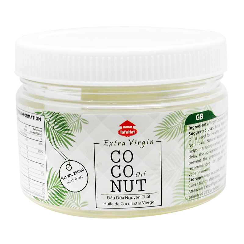 Tofuhat Extra Virgin Coconut Oil 250Ml - Longdan Online Supermarket