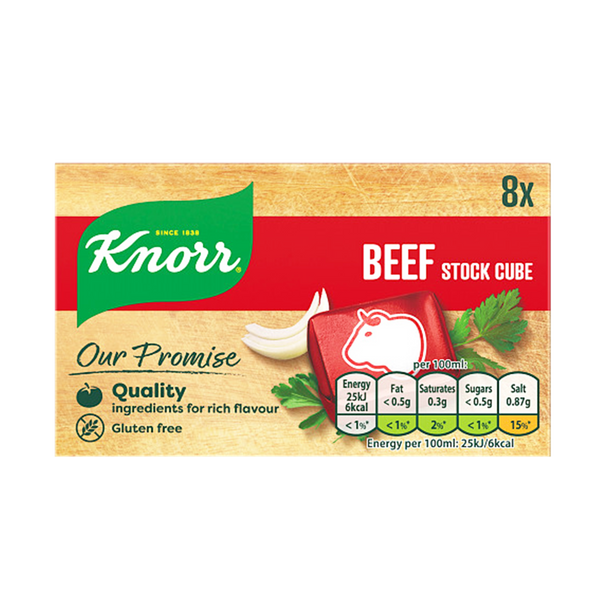 KNORR Beef Stock Cubes 8S - Longdan Official