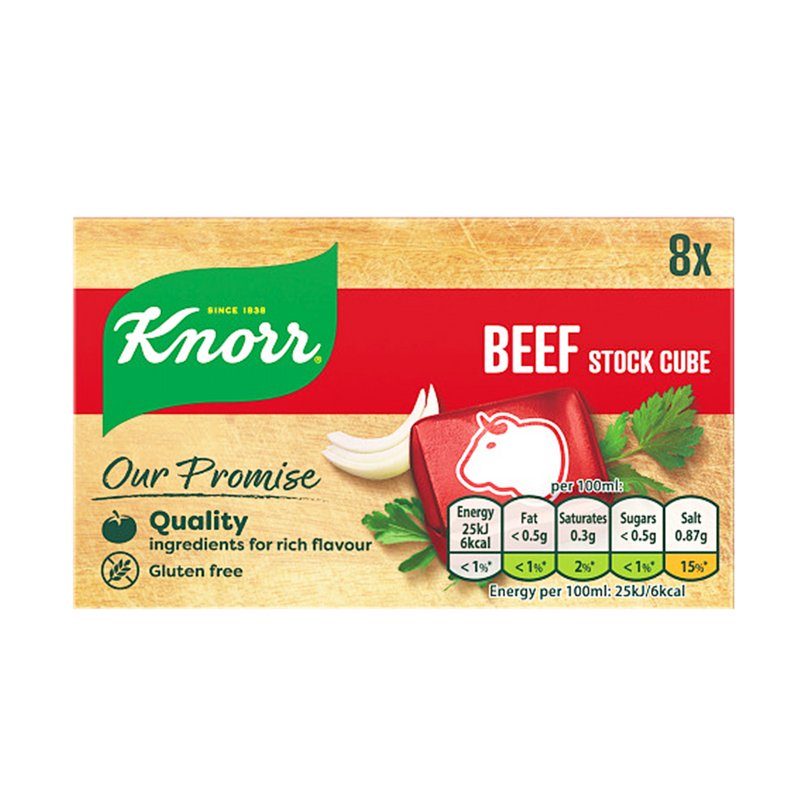 KNORR Beef Stock Cubes 8S - Longdan Official