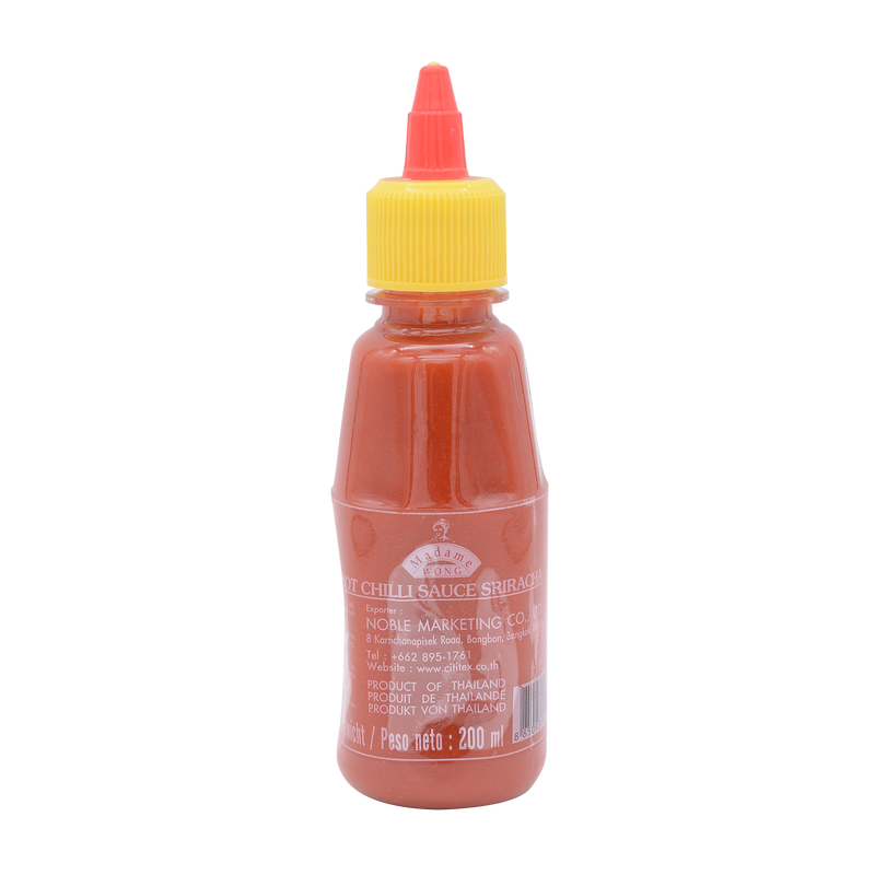 MADAME WONG Sriracha Chilli Sauce Strong Hot 200ml