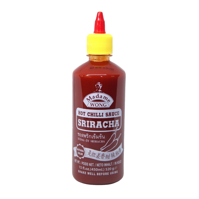 MADAME WONG Sriracha Chilli Sauce Strong Hot 450ml