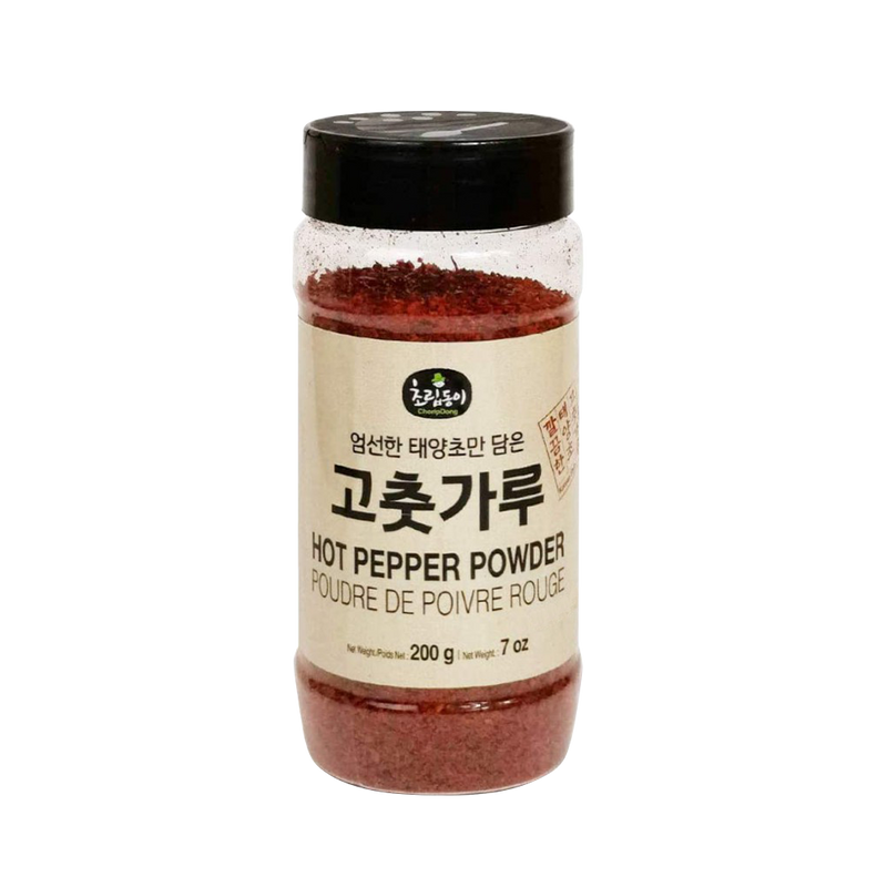 Choripdong Hot Pepper Powder In Jar 200g - Longdan Official Online Store