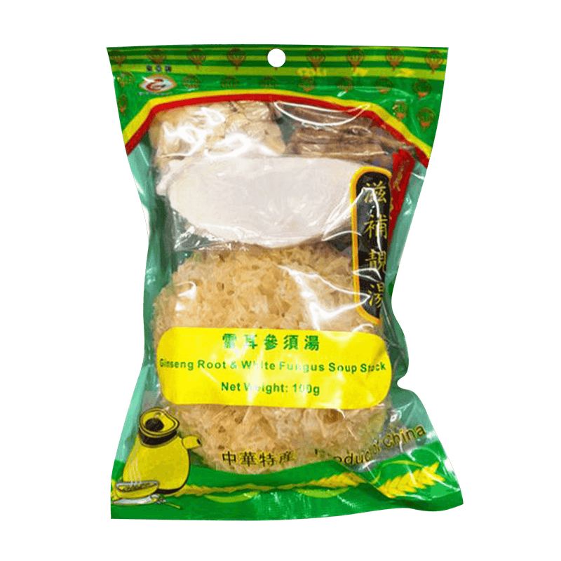 EAST ASIA Ginseng Root & White Fungus Soup Stock 100g - Longdan Official Online Store