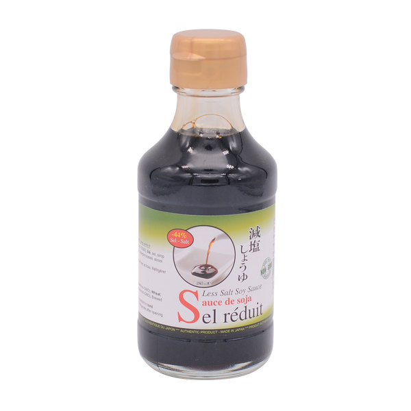 Sanbishi Less Salt Soy Sauce 180ml - Longdan Online Supermarket
