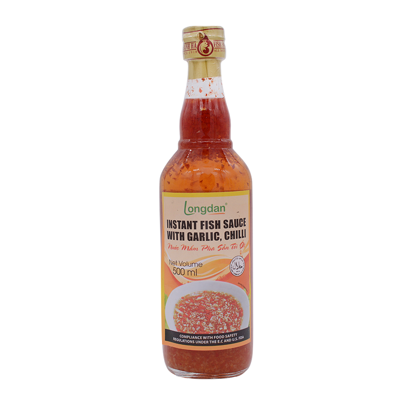 Longdan Instant Fish Sauce /w Garlic 500ml