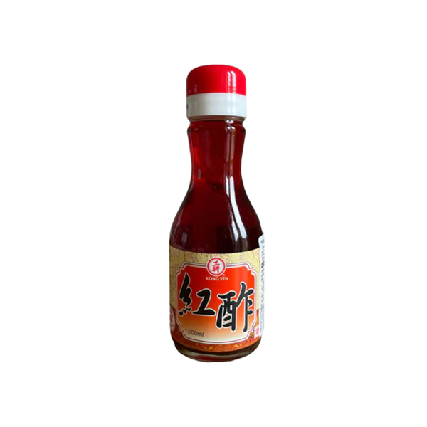 KONG YEN Red Rice Vinegar 200ml - Longdan Official