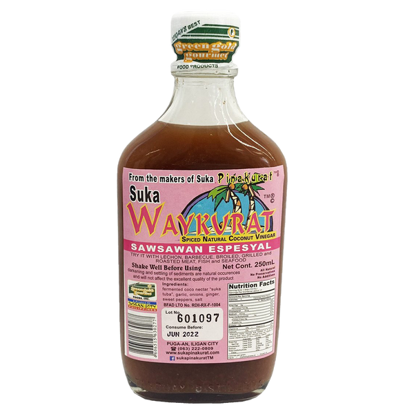Suka Pinakurat Sweetened Waykurat - Vinegar 250ml - Longdan Official Online Store
