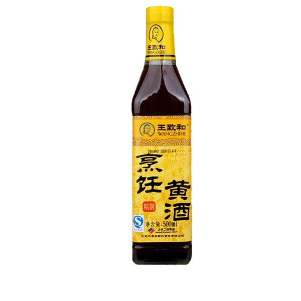 Wang Zhi He Refined Yellow Cooking Wine 500ml - Longdan Official