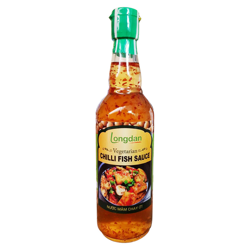 Longdan Vegetarian Chilli Fish Sauce 500ml - Longdan Online Supermarket
