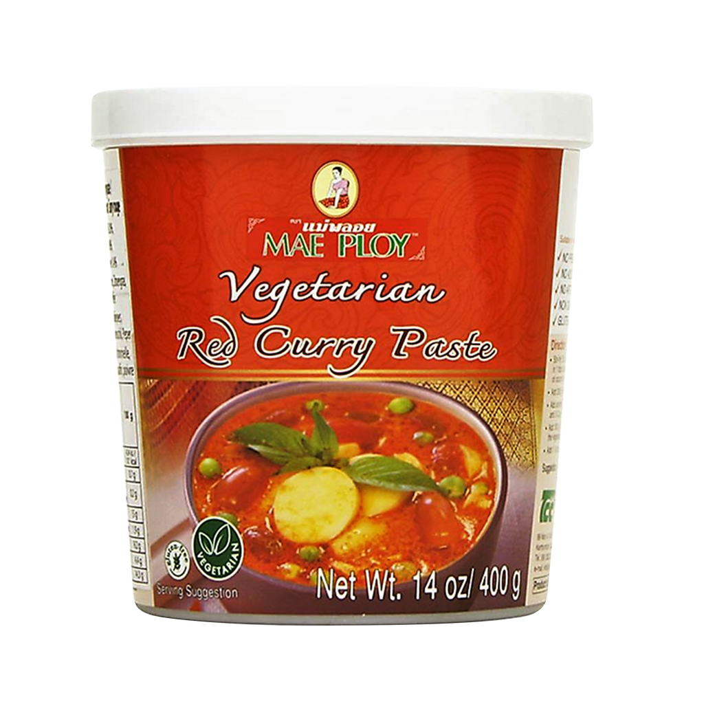 Mae Ploy Vegetarian Red Curry Paste 400g