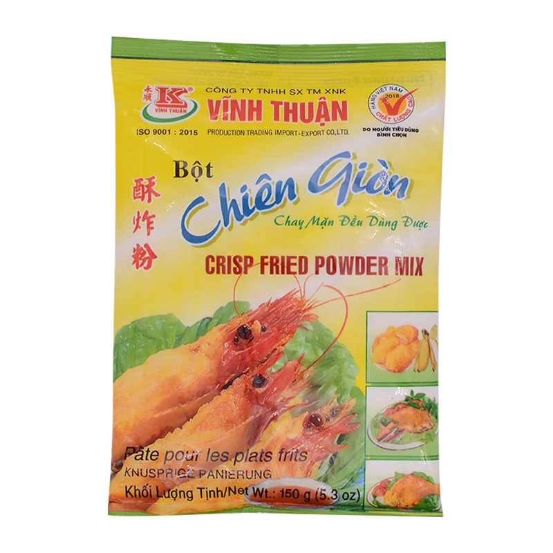 Vinh Thuan Crispy Fried Powder Mix 150g (Case 60) - Longdan Official