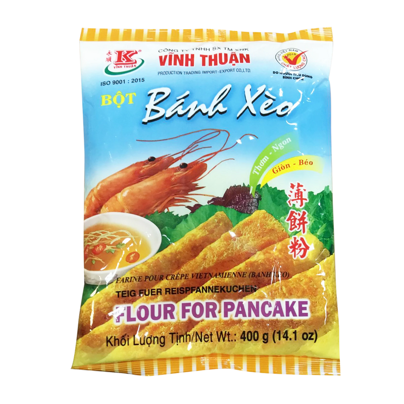 Vinh Thuan Prepared Mix Flour (Banh Xeo) 400g (Case 20) - Longdan Official