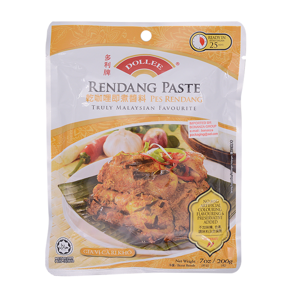Dollee Rendang Curry Paste 200g - Longdan Online Supermarket