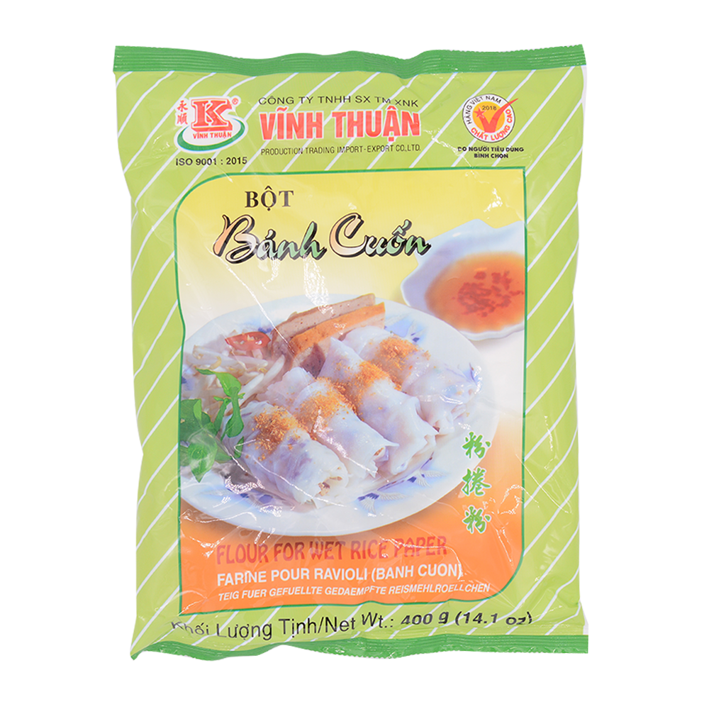 Vinh Thuan Flour For Wet Rice Paper 400G - Longdan Online Supermarket