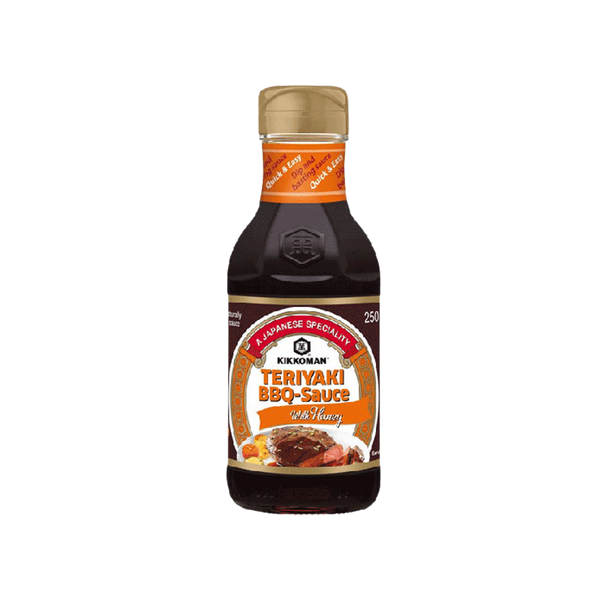 KIKKOMAN Teriyaki BBQ Sauce with Honey 250ml - Longdan Official