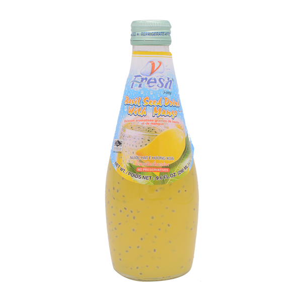 V FRESH Mango Drink Basil Seed 290ml