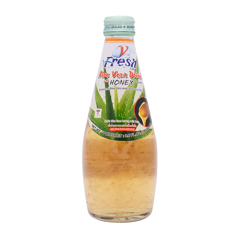 V-Fresh Aloe Vera Drink With Honey Flavour (Bottle) 290ml - Longdan Online Supermarket