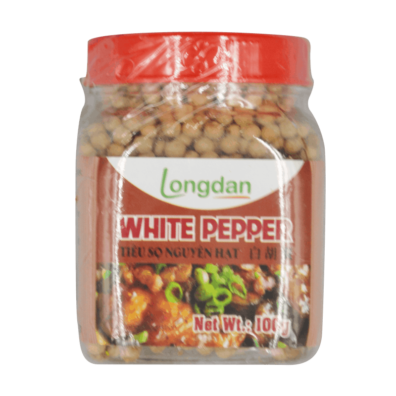 Longdan Whole Ground White Pepper 100g (Case 50) - Longdan Official