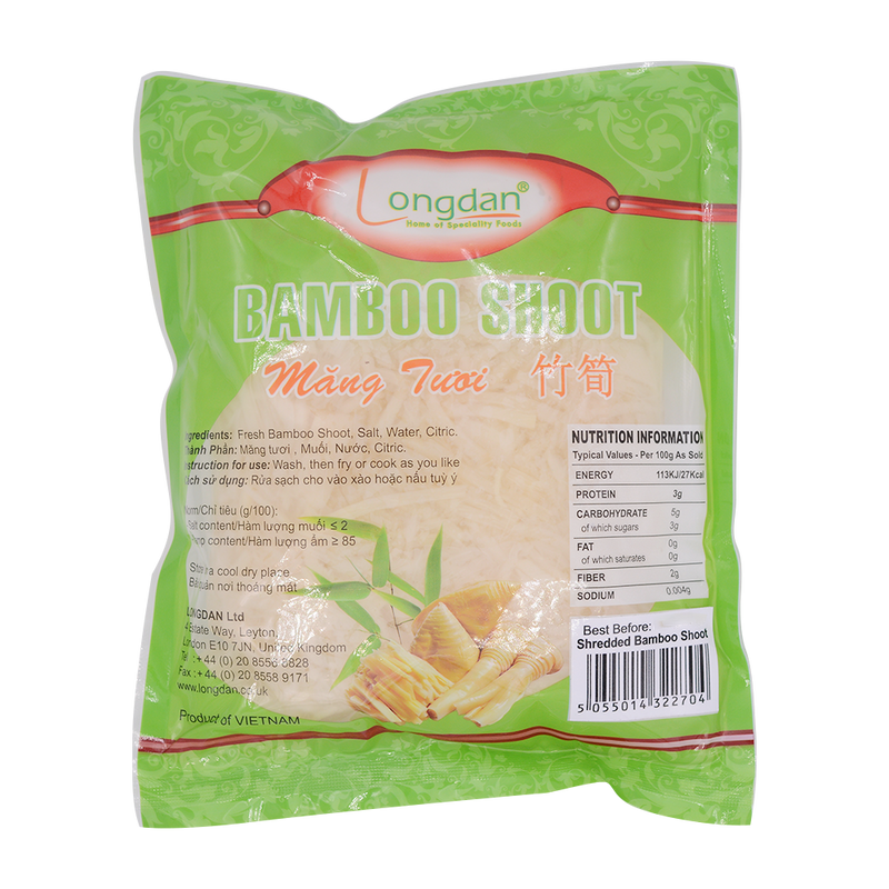 Longdan Shredded Bamboo Shoot in Brine 500gr - Longdan Online Supermarket