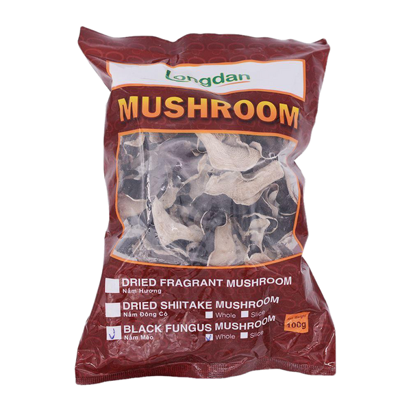 Longdan Black Fungus 100g (Case 50) - Longdan Official